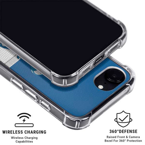 NFL Indianapolis Colts Vintage iPhone 16e Clear Case